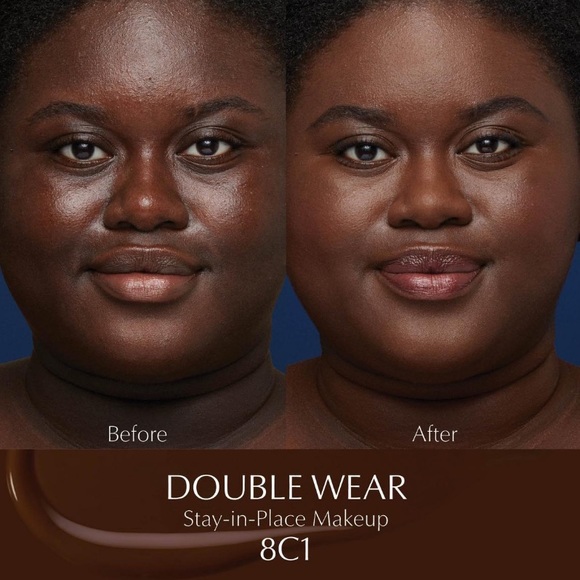 🐼 3/$25 Estée Lauder double wear stay in place foundation in 8C1 rich Java - Picture 2 of 6